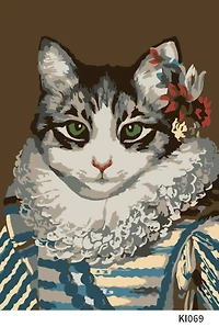 Royal Kitty Paint-by-Number Framed Mini by Artist's Loft®