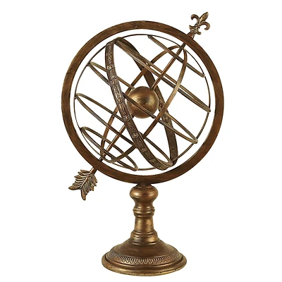 25" Brass Iron Traditional Globe