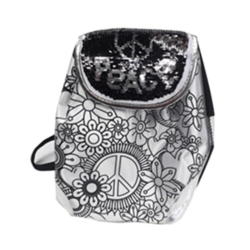 Amav Toys Fashion Time Reversible Sequins Backpack Activity Kit