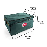 TreeKeeper 72ct. 4" Christmas Ornament Storage Box with Front Pocket