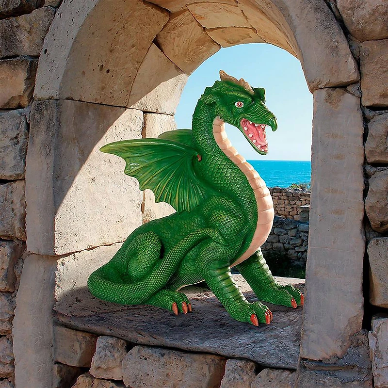 Design Toscano 13" Ormarr Dragon Monster of the Drawbridge Moat Statue