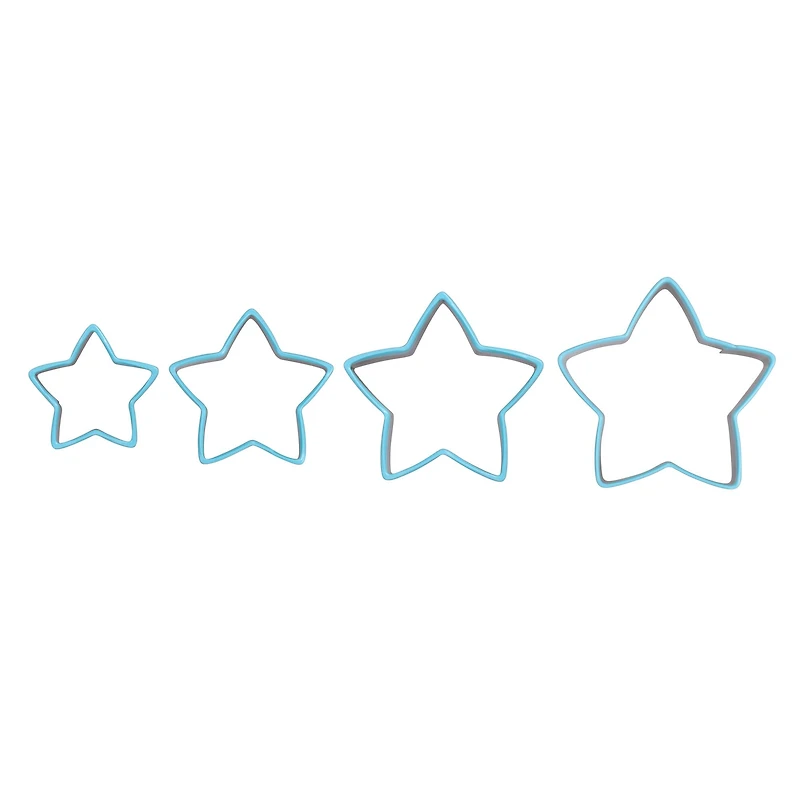 Stars Stainless Steel Nested Cookie Cutter Set by Celebrate It®