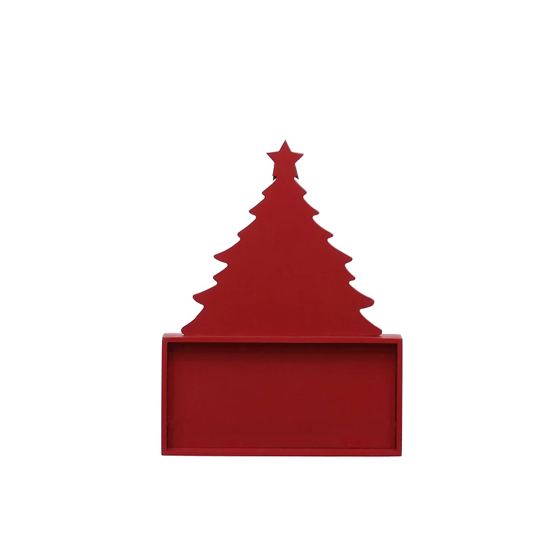 12" Red & White Christmas Tree with Santa Countdown Tabletop Décor by Ashland®