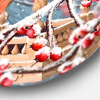 Designart - Two Tits Sit On A Snow-Covered Branch