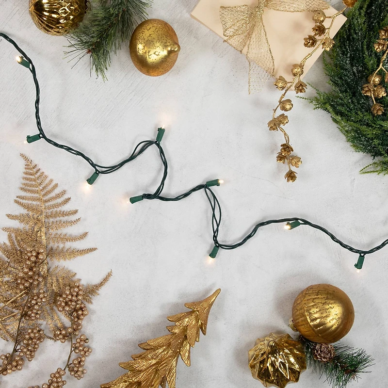 300ct. Warm White LED Wide Angle Christmas String Lights