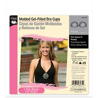 Dritz® Black Molded Gel-Filled Bra Cups, B/C
