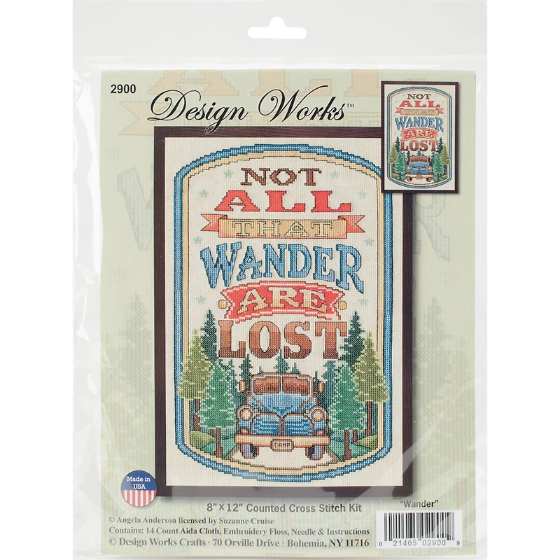 Design Works™ All That Wander Counted Cross Stitch Kit