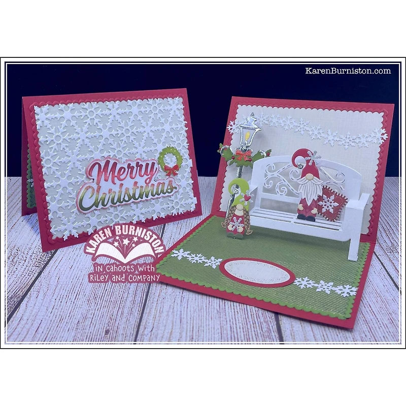 Karen Burniston Tiny Gnomes Stamping Die Set