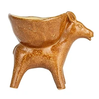Hello Honey 6.5" Rustic Stoneware Donkey Bowl