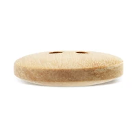 Dritz® 15mm Beige-Camel Sustainable Wood Round Button, 12ct.