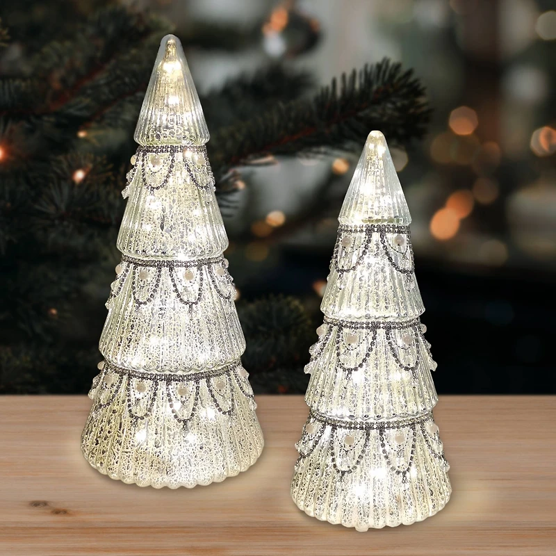 LED Glass Crystal Tree Tabletop Décor by Ashland