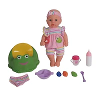 Dream Collection 16" Baby Doll Care Set With Potty