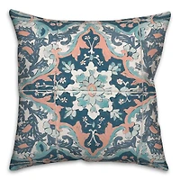 Mediterranean Tile 18" x 18" Throw Pillow