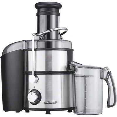 Brentwood 800 Watt 2-Speed Stainless Steel Electric Juice Extractor