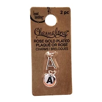Charmalong™ Rose Gold Plated Letter Charm by Bead Landing™