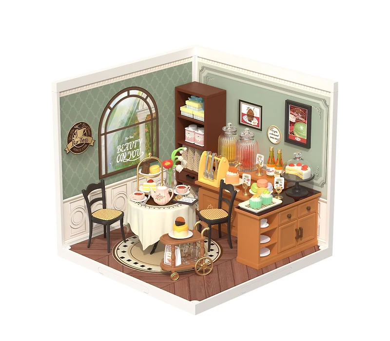 Rolife® Super Creator Sweet Sips Tea DIY Miniature Kit