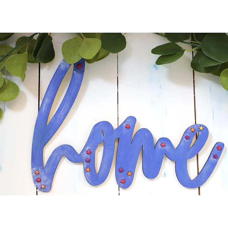 Leisure Arts® 12" Home Wood Word