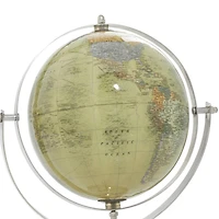 11" Silver Steel Traditional Globe