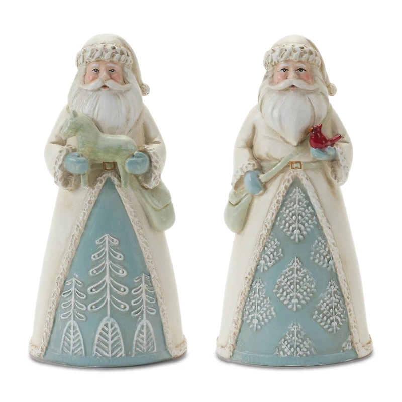 5" Winter Santa Figurine Set