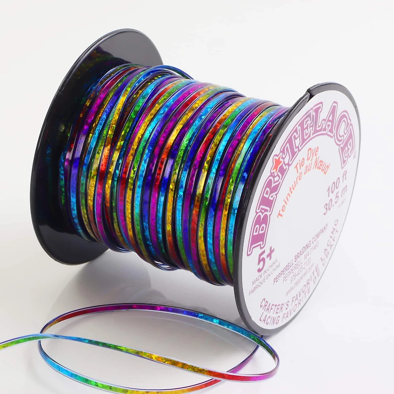 Britelace™ 2.3mm Blue Tie Dye Lacing