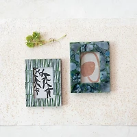 Hello Honey® 4" x 6" Green & Gray Agate Photo Frame