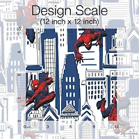 RoomMates Blue Spider-Man Cityscape Peel & Stick Wallpaper