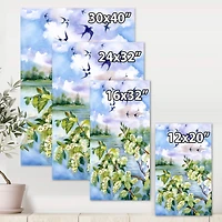 Designart - Flowers of The Cherry Blossoms On A Spring Day