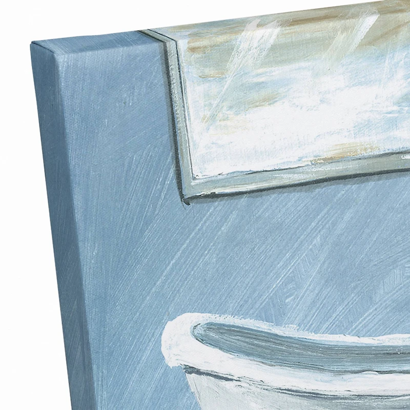Calm Bathtub 14" x 11" Canvas Wall Art