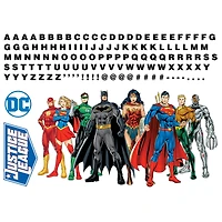 RoomMates Justice League Peel & Stick Giant Wall Decal Set with Alphabet​