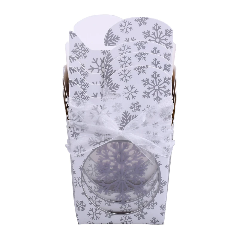 Snowflake Treat Boxes, 4ct. by Makery™