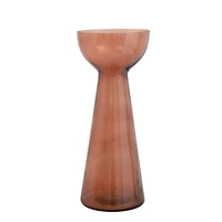 Hello Honey® 12" Brown Modern Glass Vase