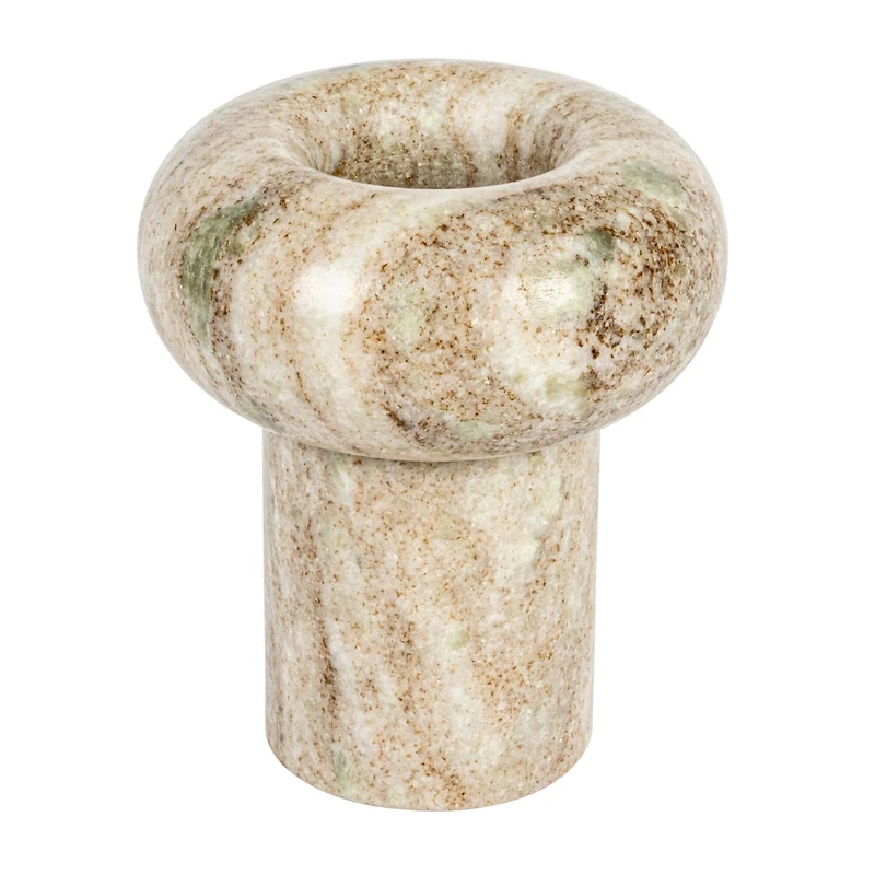 Hello Honey® 4.7" Beige Marble Tealight Holder