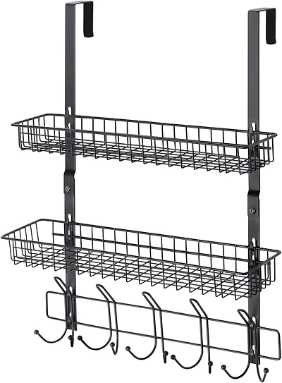 NEX™ Over the Door Basket Hook Organizer