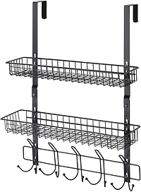 NEX™ Over the Door Basket Hook Organizer