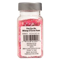 Pink Star Mix Specialty Polyester Glitter by Recollections™, 1.09oz.