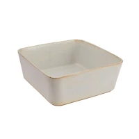 Hello Honey® 12" Ivory Reactive Glaze Rectangular Stoneware Planter