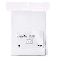 16 Packs: 50 ct. (800 total) 4.6" x 5.75" White Envelopes by Recollections®