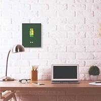 Stupell Industries Usain Bolt Fashion Design Wall Accent with Black Frame