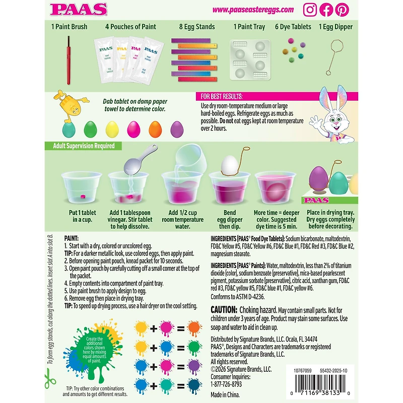 PAAS® Paints Egg Decorating Kit