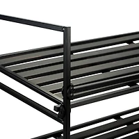 Organize It All Espresso 2-Tier Shoe Rack