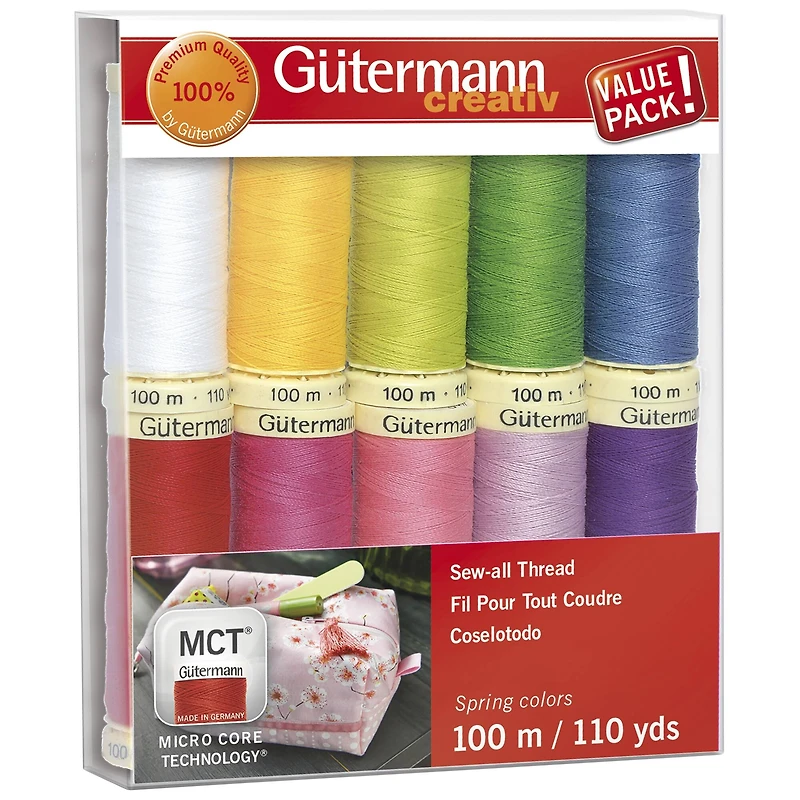 Gütermann Pastels Sew-All Polyester Thread Set