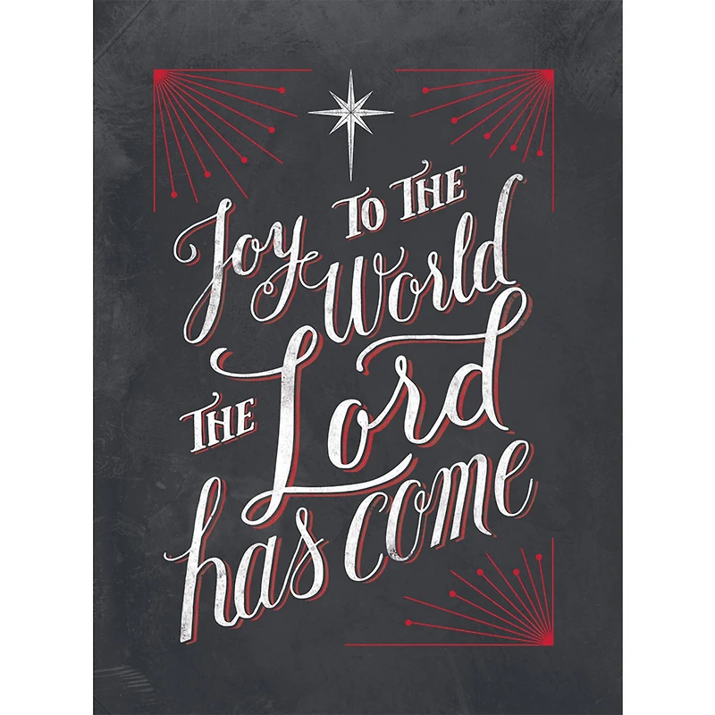 JAM Paper 6.25" x 4.625" Season's Greetings Chalkboard Assorted Card Set, 25ct.