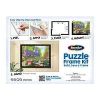 RoseArt Brown Puzzle Frame Kit