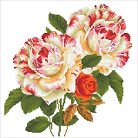 Diamond Dotz® Intermediate Camellia & Rose Bouquet Diamond Painting Kit