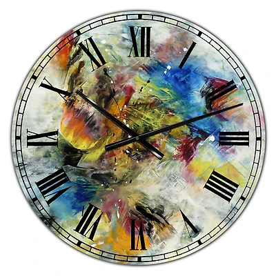 Designart 'Follow Your Dreams Large Modern Wall Clock
