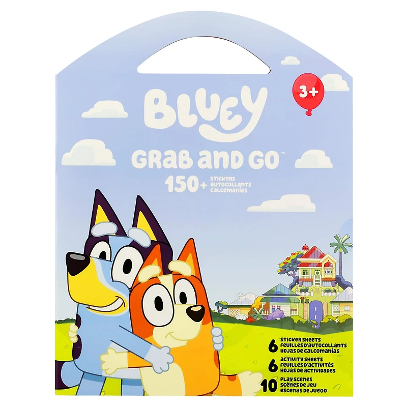Bluey Grab & Go Sticker Activity Set