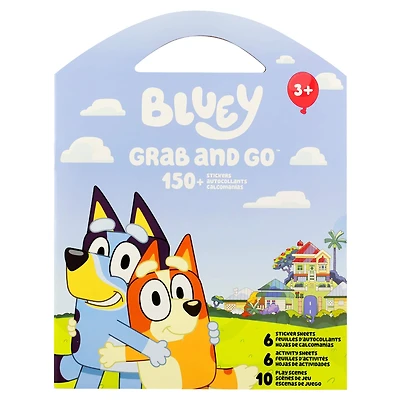 Bluey Grab & Go Sticker Activity Set