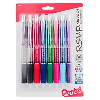 Pentel® R.S.V.P.® Super RT Retractable Ballpoint Pen, 2 Packs of 8