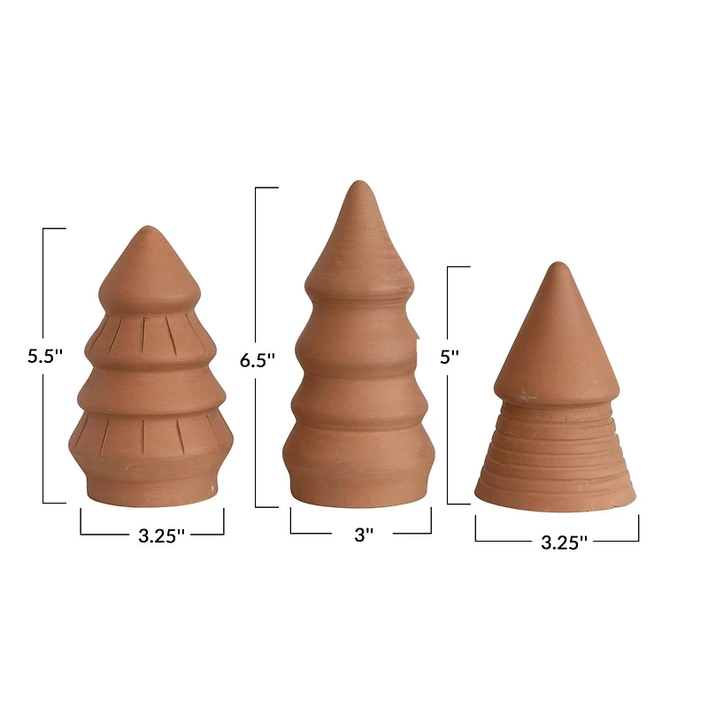Hello Honey® Handmade Terra Cotta Tree Set
