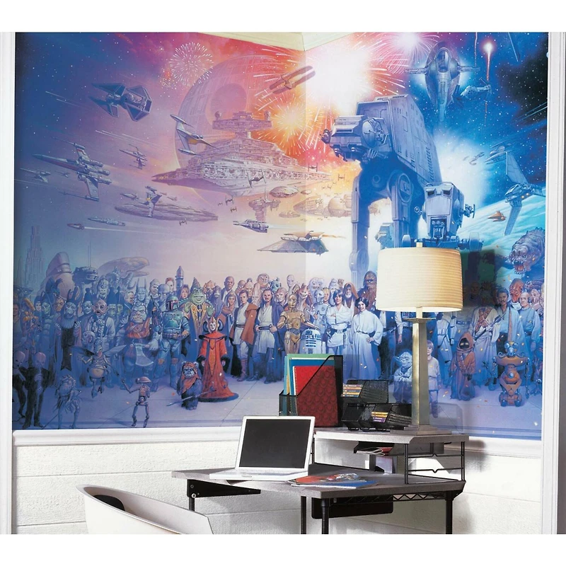 RoomMates Star Wars Saga Chair Rail Prepasted Mural